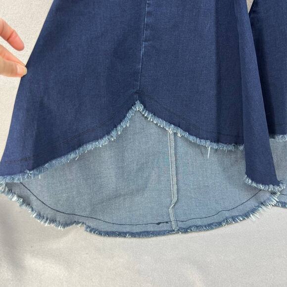 NWT Judy Blue Women's Super Flare Jeans Size 9/29 High Low Flare Side Zippers - Picture 8 of 16